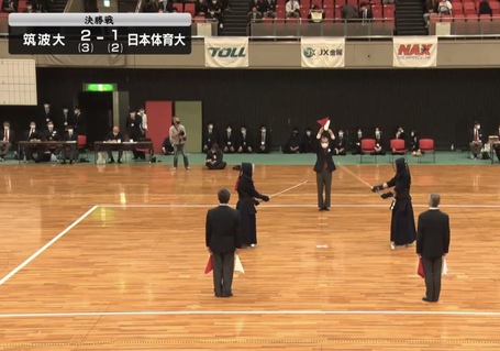 決勝は筑波大対日体大！全日本学生剣道優勝大会