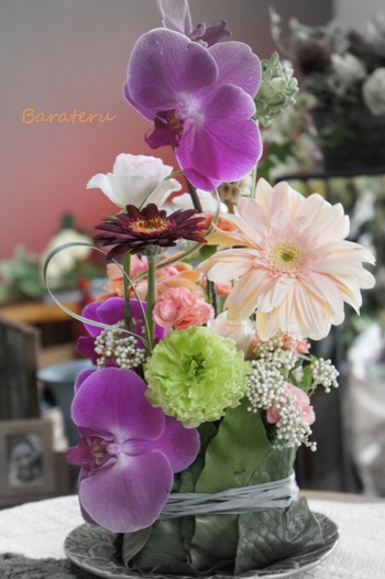 生花アレンジ。