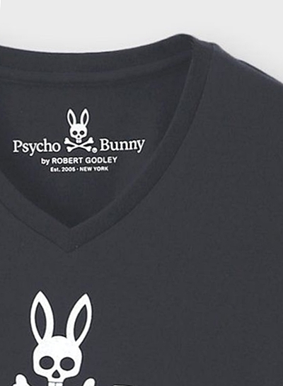 Psycho Bunny サイコバニー 2019SS ロゴプリント Vネック Tシャツ！