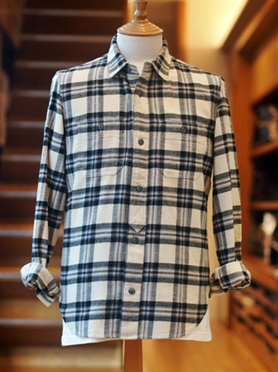 ダファー★DUFFER★フランネルチェックシャツ!!!