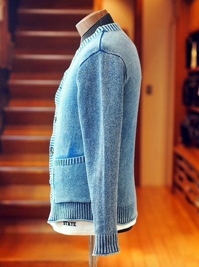 再入荷★The Duffer of St.George☆ダファー★2017AW☆インディゴリバーシブルカーディガン!!!