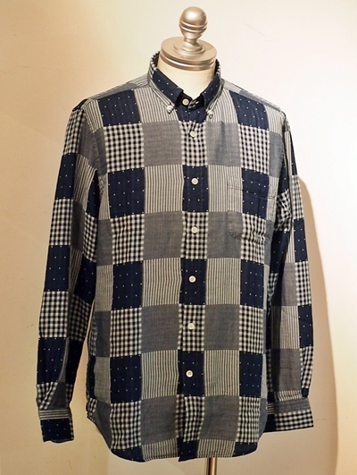 ポーチュギースフランネル★PORTUGUESE FLANNEL★パッチワーク風チェックシャツ!!!