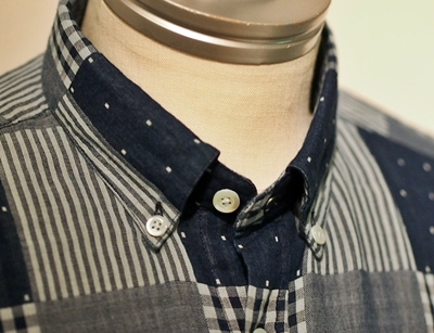 ポーチュギースフランネル★PORTUGUESE FLANNEL★パッチワーク風チェックシャツ!!!