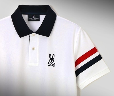 Psycho Bunny サイコバニー 2019SS トリコライン ナンバーリング ポロシャツ！