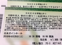 コンサート前夜！ 2018/04/27 18:59:43