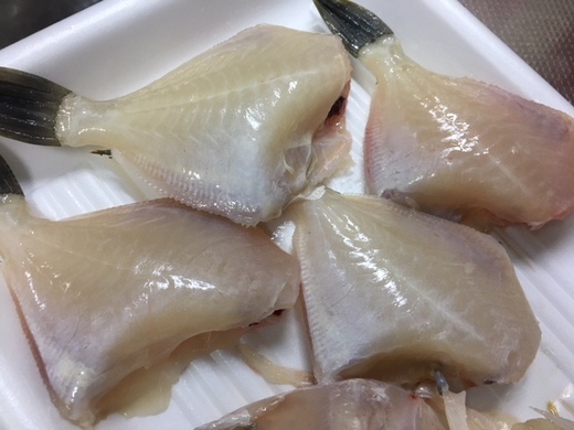 釣りたてのカワハギ届きました！