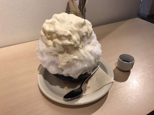 老舗酒造のカキ氷！