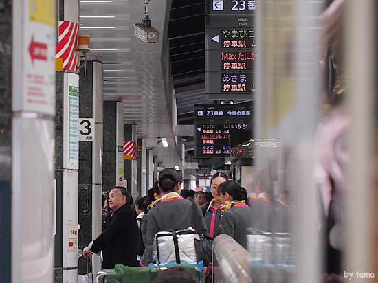 東京駅　東北・山形・秋田・上越・長野新幹線ホーム