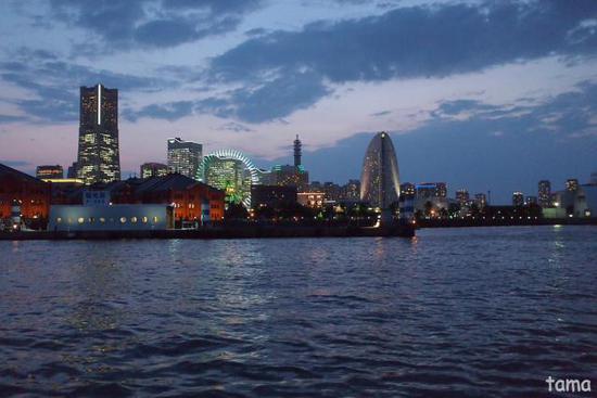 横浜シーバスからの夜景（１８枚）　山下公園⇒ベイクォーター