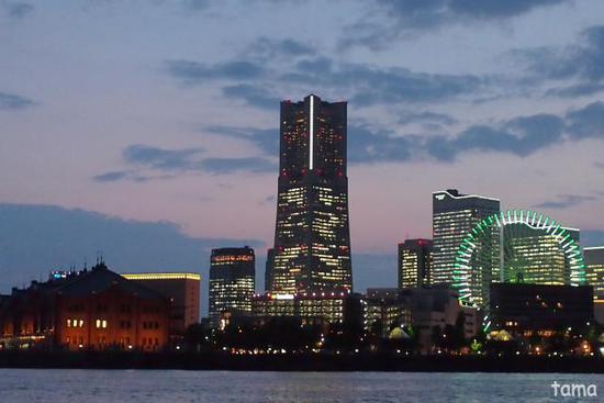 横浜シーバスからの夜景（１８枚）　山下公園⇒ベイクォーター