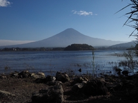 河口湖からの富士山（ｆｏｔｏ　６枚） 2014/10/16 15:02:51