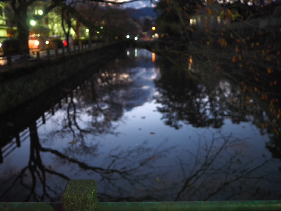 紅葉のお堀　小田原城