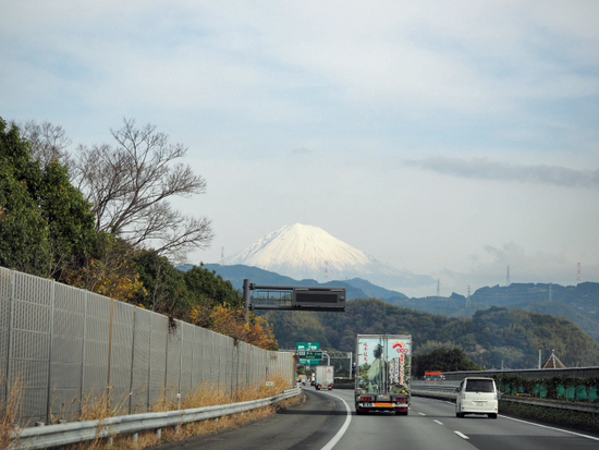 坂本竜馬と富士のツーショット♪　12月10日の富士山