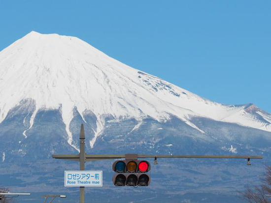 穏やかな日差しの中で♪　１２月１９日の富士山