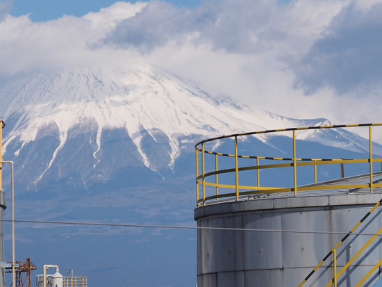 由比バイパス～　2015　1月17日の富士山