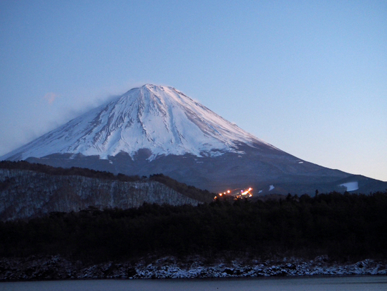 山中湖～　2015　1月17日の富士山　パート 2