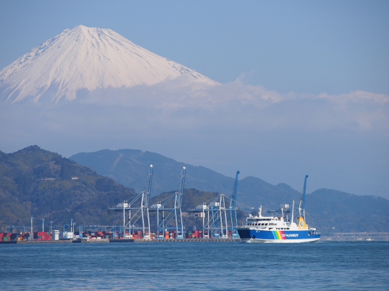 3月5日の富士山♪　（foto 11枚）　清水港