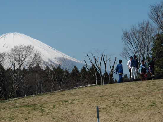 Ｗ富士　3月31日の富士山　ドライブの合間の・・・・
