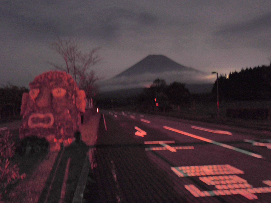10月29日の富士山　ドライブの合間の・・・・・