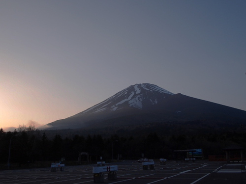 5月1日の富士山　ドライブの合間の・・・・・