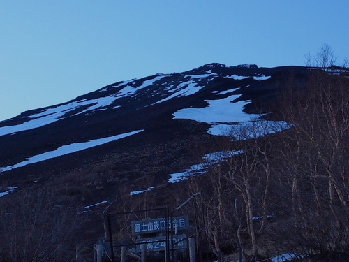 5月1日の富士山　ドライブの合間の・・・・・