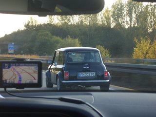 ドイツアウトバーンの追い越し車線