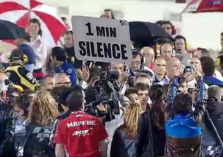 MotoGPの1 min silence