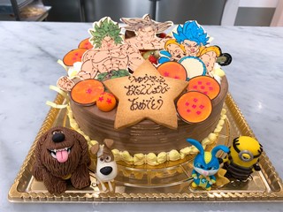 ドラゴンボールのケーキ L 浜松のケーキ屋さん 小さなお菓子屋さんキュイドール物語
