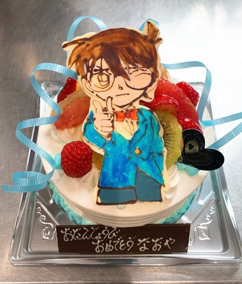 名探偵コナンのケーキ L 浜松のケーキ屋さん 小さなお菓子屋さんキュイドール物語