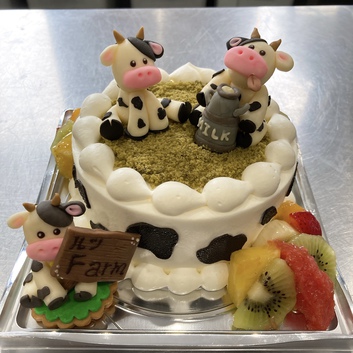 動物のケーキ