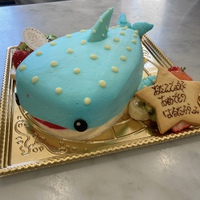 海の生きもののケーキ