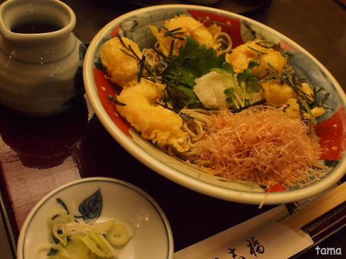 鎌倉長谷寺参道入り口のおそば屋さんで腹ごしらえ　