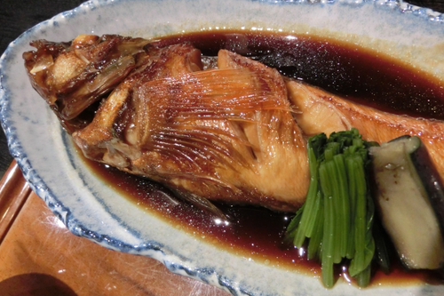 ご飯が進んじゃう！！　かさごの煮付け定食　伊豆　徳造丸