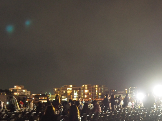 秋の夜空の花火♪　ふじさわ江の島花火大会