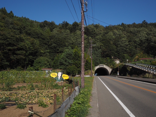 明るい農村　畑のファミリー