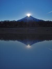 今年はダイヤモンド富士になったけど・・・・・・