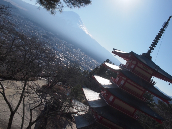 お勧め！！新倉浅間公園からの富士山