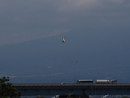 空振りしたけど いい所見つけた！！　桜えび干しと富士山と滑空所
