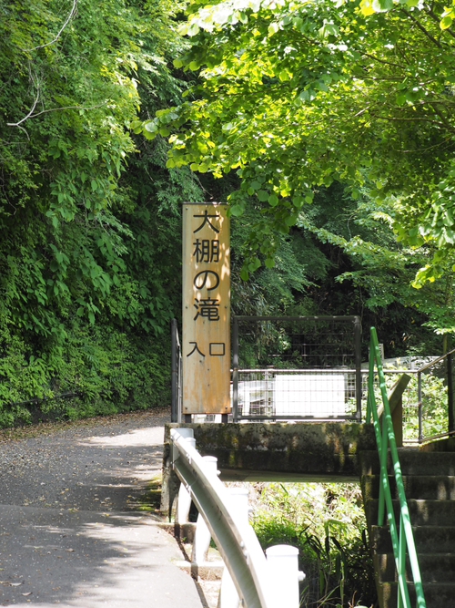 愛鷹山系随一の美しい渓谷にある緑豊かな大棚の滝