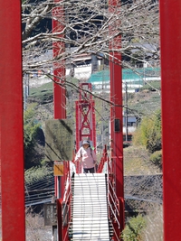 ＮＯ1　相淵の吊り橋　高所恐怖症克服　吊り橋巡り