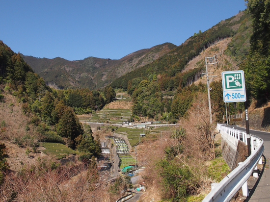 なかなかの景観　梅ヶ島へドライブの合間におススメ　うつろぎと　その周辺　有東木