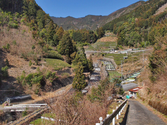 なかなかの景観　梅ヶ島へドライブの合間におススメ　うつろぎと　その周辺　有東木