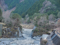 NO5　一番景観がいい？孫佐島の吊り橋　　梅ヶ島　高所恐怖症克服　吊り橋巡り