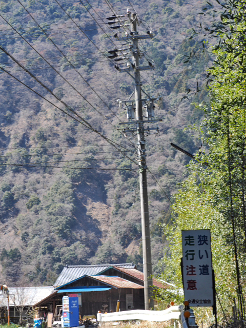 番外編　一般は渡れない吊り橋　NO1　　蕨野（わらびの）の吊り橋　梅ヶ島