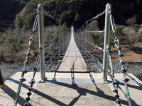 番外編　渡れない吊り橋　NO2　大和田の吊り橋　梅ヶ島