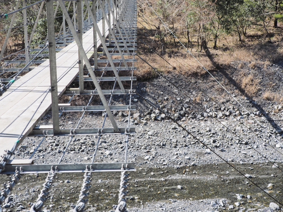 番外編　渡れない吊り橋　NO2　大和田の吊り橋　梅ヶ島