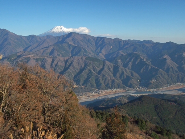 身延山ロープウェイ山頂の展望台　３ヵ所