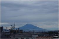 珍しく富士山