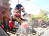 サル山通り　おごおご　バリの悪霊払いのお祭り　面白みこしＮＯ５