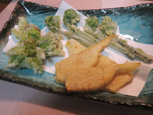 山菜の天ぷら3種
